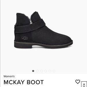 Ugg McKay Short Black Boot 8.5
